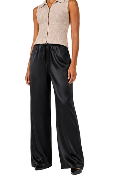 SATIN STRAIGHT LEG PANT