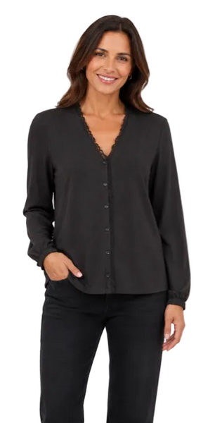 CHEMISE DAISY DENTELLE ROSE