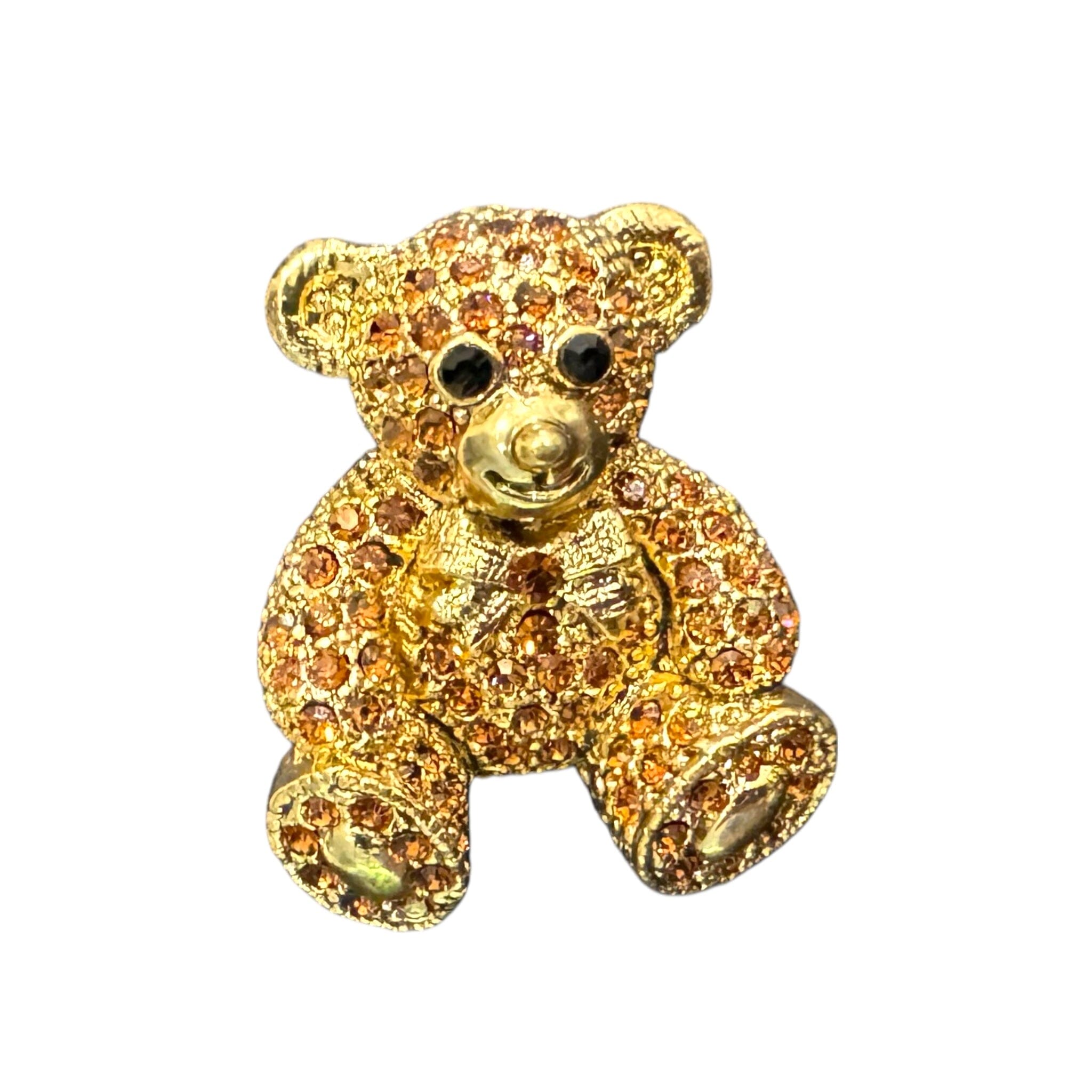 AMBER TEDDY BEAR BROOCH Brooch FashionWear Collection 