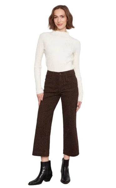 ANIMAL PRINT CROPPED PANT Pant Charlie B 