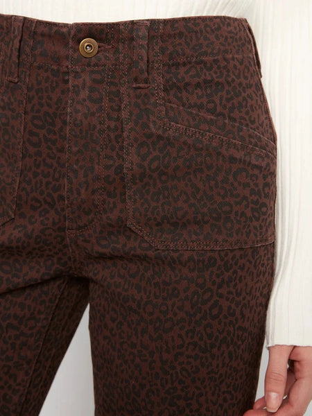 ANIMAL PRINT CROPPED PANT Pant Charlie B 