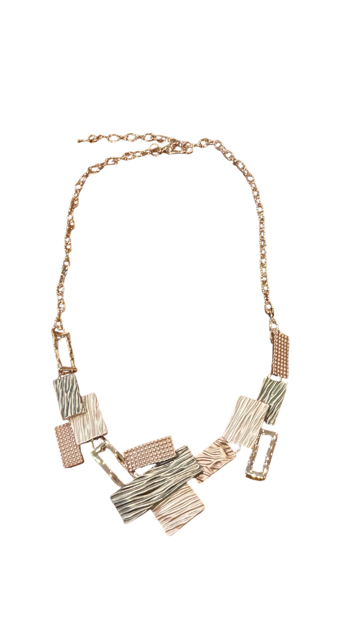 ASSORTED SHAPE ROSE GOLD SHAPE NECKLACE Necklaces FashionWear Collection Rose Gold 