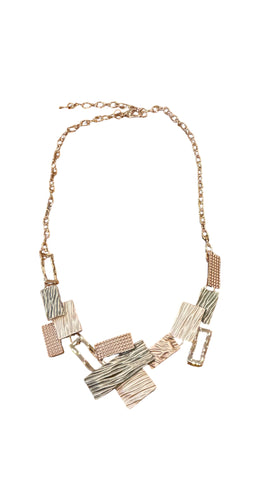 ASSORTED SHAPE ROSE GOLD SHAPE NECKLACE Necklaces FashionWear Collection Rose Gold 