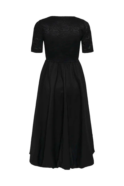 BLACK AND COTTON LACE DRESS Dress Kaffe 