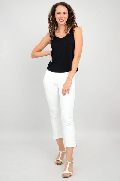 BLACK BAMBOO SWEETHEART NECK TANK TOP Top Blue Sky 