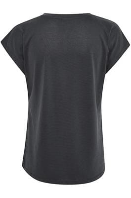 BLACK BASIC V NECK T SHIRT Blouse Kaffe 