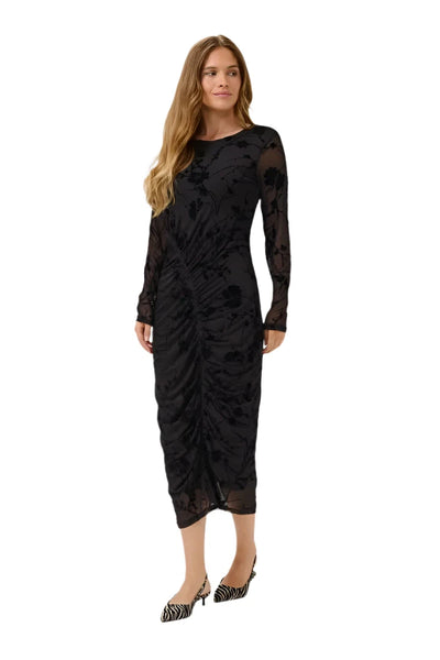 BLACK LONG SLEEVE DRESS Dresses CULTURE 