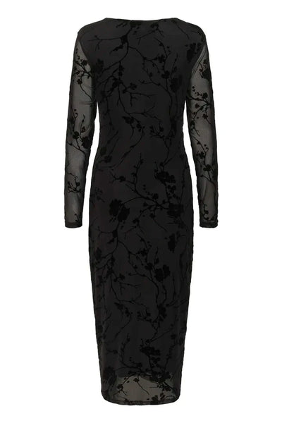 BLACK LONG SLEEVE DRESS Dresses CULTURE 