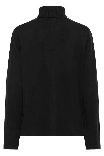 BLACK ROLLNECK PULLOVER Sweater CREAM 