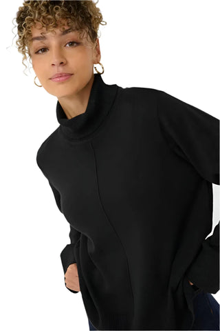 BLACK ROLLNECK PULLOVER Sweater CREAM 