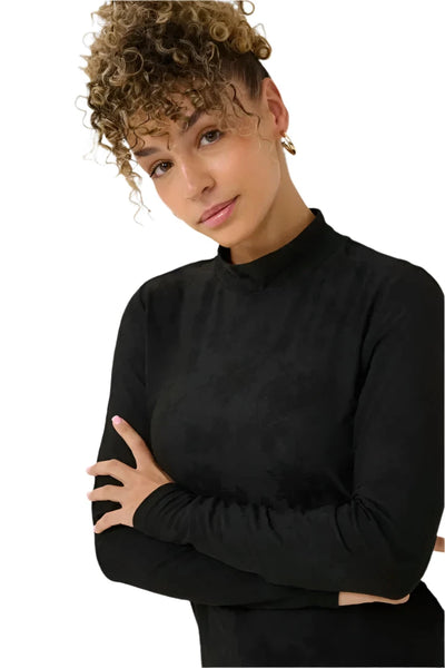 BLACK TURTLE NECK LONG SLEEVE SWEATER Sweater CREAM 