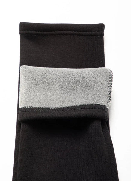 BLACK VISCOSE SHERPA LINED LEGGING Legging C'est Moi 