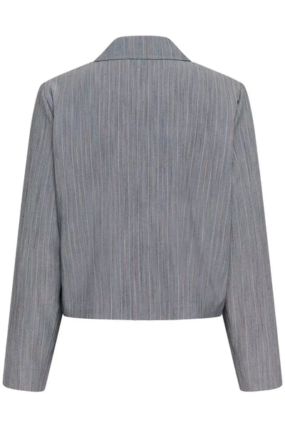 BLUE CROPPED CASUALJACKET Coats & Jackets CULTURE 