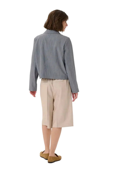 BLUE CROPPED CASUALJACKET Coats & Jackets CULTURE 