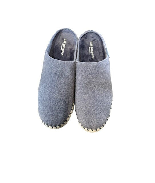 BLUE FLANNEL MULE Flat Ilse Jacobsen 