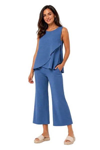 BLUE FLOWY TANK TOP Top Bali 