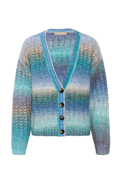 BLUE MIX V NECK CARDIGAN Cardigan CULTURE 