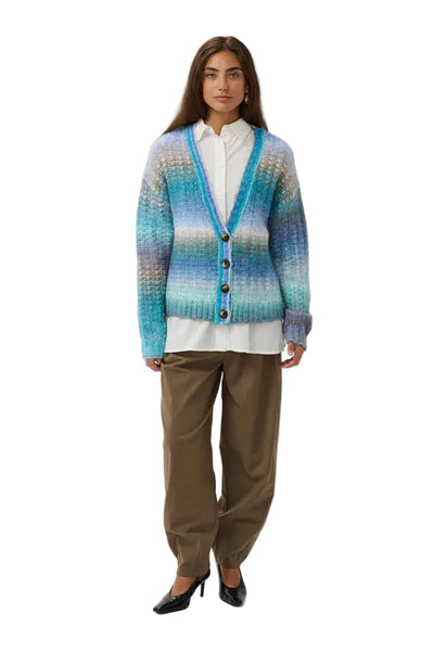 BLUE MIX V NECK CARDIGAN Cardigan CULTURE 