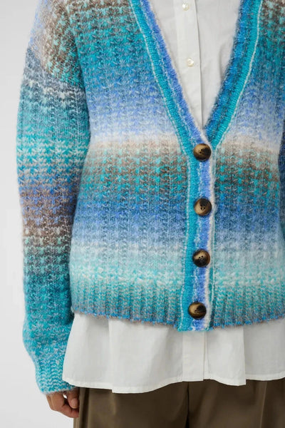 BLUE MIX V NECK CARDIGAN Cardigan CULTURE 