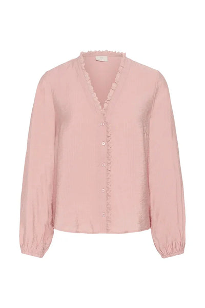 BLUSH V NECK DETAILED BLOUSE Blouse Kaffe 