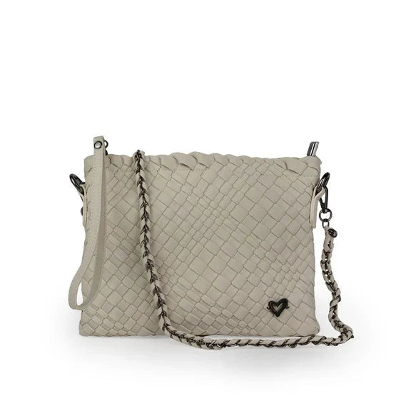 BONE WOVEN CROSSBODY Handbag prenelove 