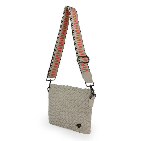 BONE WOVEN CROSSBODY Handbag prenelove 