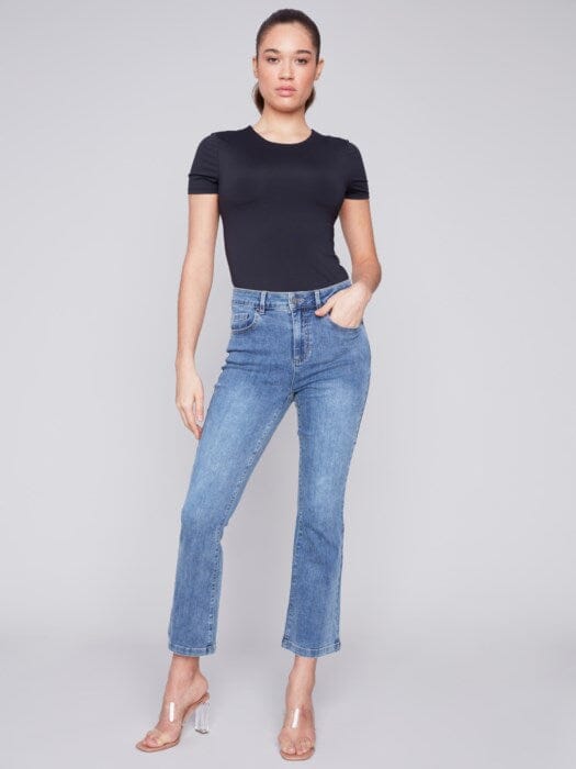 BOOTCUT STRETCH MEDIUM WASH JEANS – FashionWear Canada