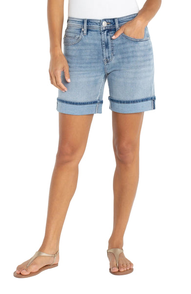 BOYFRIEND KEEPER SHORTS WITH CUFF Jeans Liverpool 2 Weir Canyon Blue 