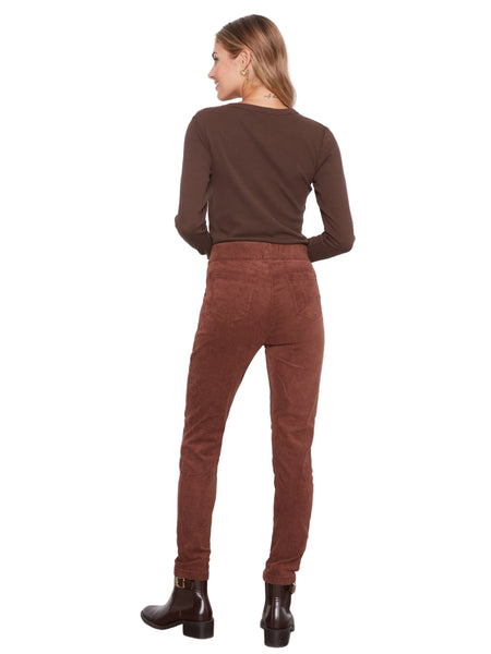 BROWN PULL ON BABY CORDUROY JOGGER WITH ZIP POCKETS Jeans Charlie B. 