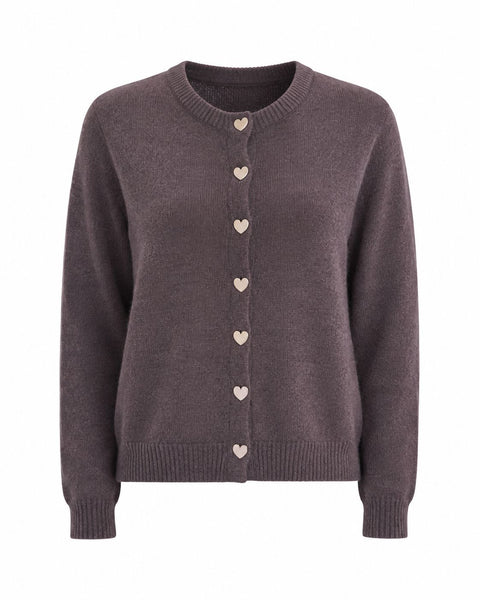 CACAO CARDIGAN WITH FANCY BUTTONS Blazer Esqualo 