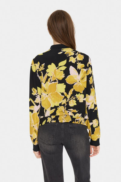 CASUAL FLORAL JACKET WITH ZIPPER Jacket Saint Tropez 