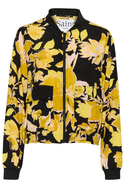 CASUAL FLORAL JACKET WITH ZIPPER Jacket Saint Tropez 