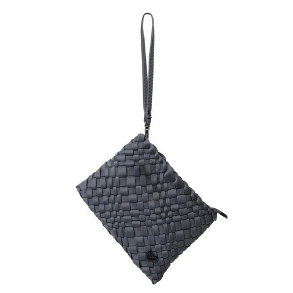 CHARCOAL SMALL WOVEN TOTE Handbag prenelove 