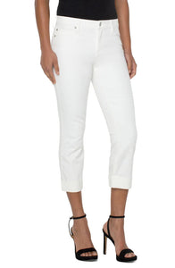 CHARLIE CROP WIDE ROLLED CUFF Jeans Liverpool 