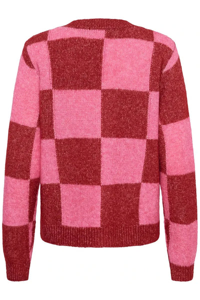 COLORBLOCK CHECK SWEATER T Shirts & Tops CULTURE 