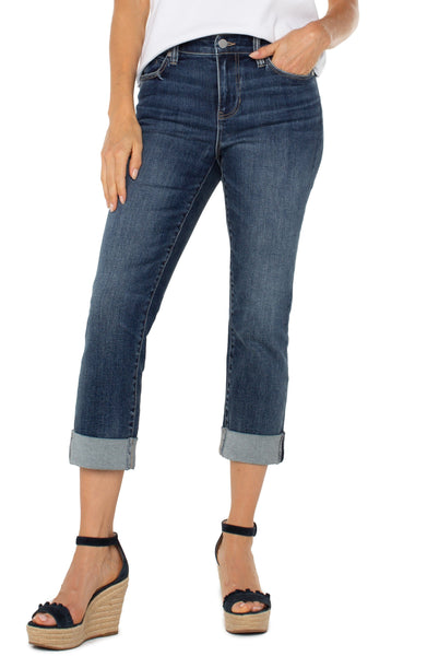 CROP WIDE ROLLED CUFF JEAN Jeans Liverpool 