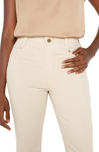 CUPPUCCINO GIA GLIDER CROP FLARE WITH BACK PLEAT Jeans Liverpool 