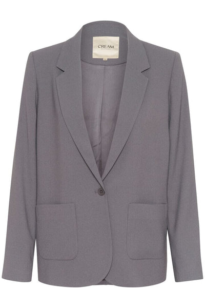 DARK GREY LONG SLEEVE BLAZER Blazer CREAM 