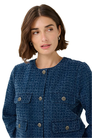 DENIM CROP JACKET Coats & Jackets CULTURE 