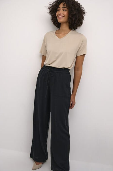 ELASTIC PULL ON WIDE LEG PANT Jeans Kaffe 