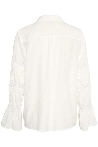 ELASTIC SLEEVE OFF WHITE BLOUSE Blouse Culture 