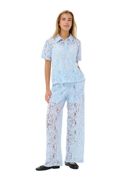 ELASTIC WAIST LACE PANT WITH MATCHING TOP Pants Kaffe 