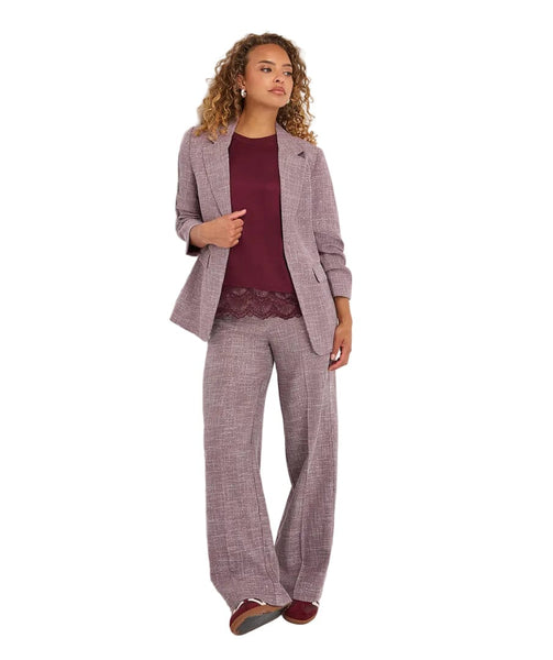 FANCY EMBELLISHED MERLOT BLAZER Blazer Esqualo 