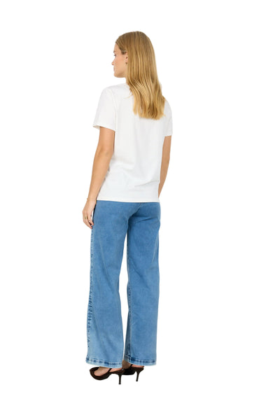 FLOWER DESIGN COTTON T SHIRT T-Shirt SOYACONCEPT 