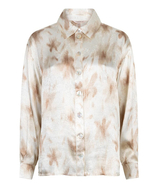 FLOWER POWER BEIGE WHITE BLOUSE Blouse Esqualo 