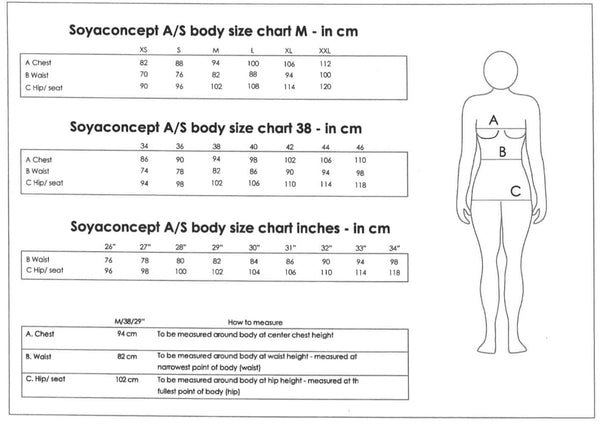 FLOWY LEAF PRINT CREW NECK TOP Top SOYACONCEPT 