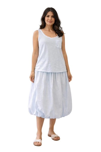 FLOWY PLEATED LINED SKIRT Skirt Eternelle 