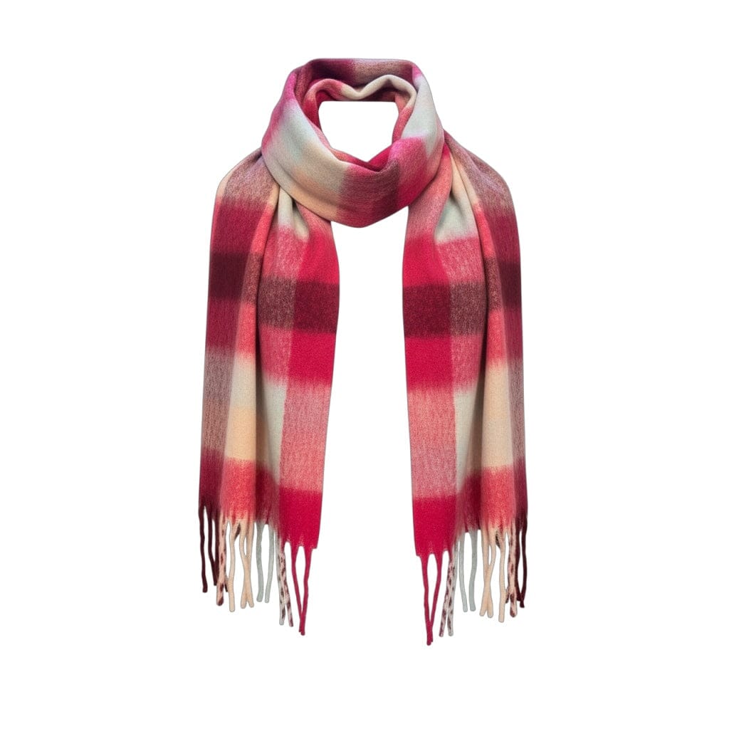 FUSCHIA BLANKET SCARF Scarf Prenelove 