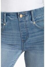 GIA GLIDER CROP FLARE PULL ON JEANS WITH TULIP BACK SLIT Jeans Liverpool 