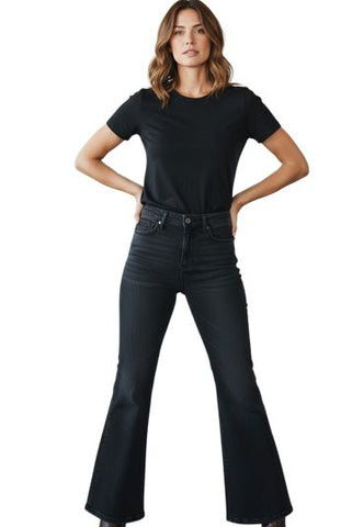 GIA GLIDER PULL ON FLARE WITH WIDE HEM Jeans Liverpool 